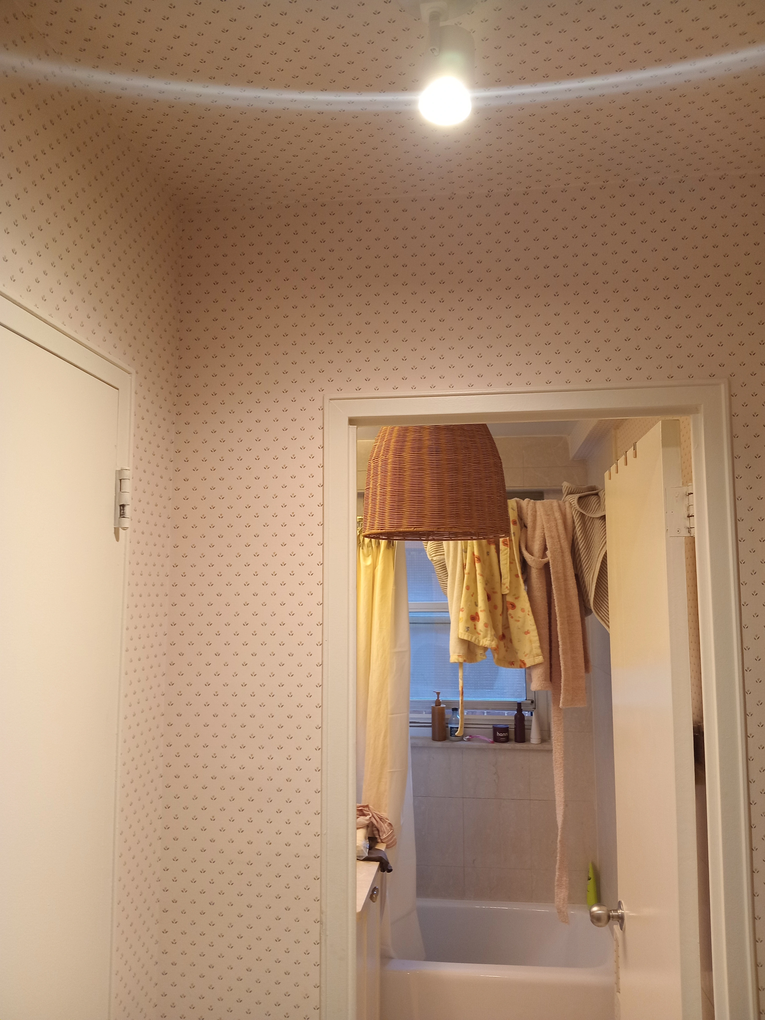Pre-pasted wallpaper installation Upper East Side, NYC